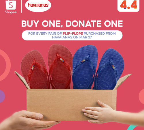 Buy 1, Donate 1 on National Flip-Flop Month with Havaianas
