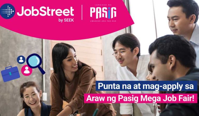Pasig City and JobStreet offers opportunities in Araw ng Pasig Mega Job Fair