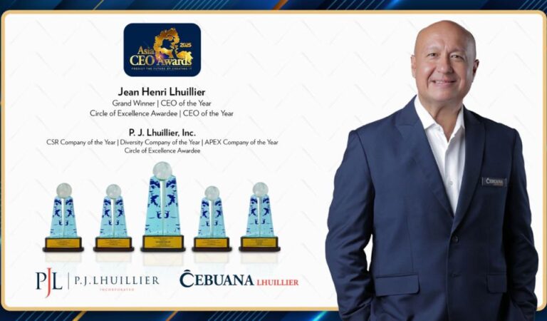 Asia CEO Awards 2025 honors Jean Henri Lhuillier as CEO of the Year while Cebuana Lhuillier wins Multiple awards