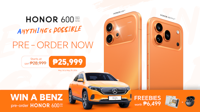 Pre-order the new HONOR 600 Series and Get a chance to win a Mercedes-Benz