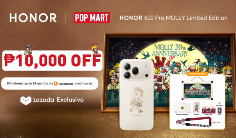 HONOR 600 Pro MOLLY Edition available exclusively on Lazada for only Php 49,999