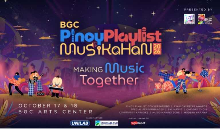 BGC Pinoy Playlist Musikahan 2026: Let’s Celebrate Music Together on October 17-18